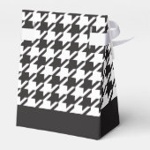 サンキュークラシック白黒モダン千鳥格子の フェイバーボックス (裏面サイド)