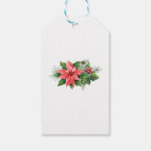 サンキュークリスマスウェディングシャワーメッセージカード ギフトタグ (裏面)