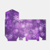 サンキュークリスマスホリデースパープル フェイバーボックス (折り畳みなし)