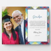 サンキューグランパ |写真フレーム フォトプラーク (正面)