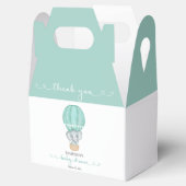 サンキューグリーンエレファントベビーシャワー フェイバーボックス (オープン)