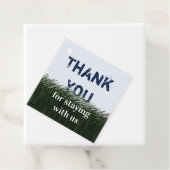 サンキューグリーングラスとスカイゲスト感謝 フェイバータグ (インサイチュ)