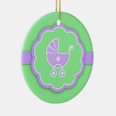 サンキューグリーンベイビーシャワーお気に入りオーナメント セラミックオーナメント (右)