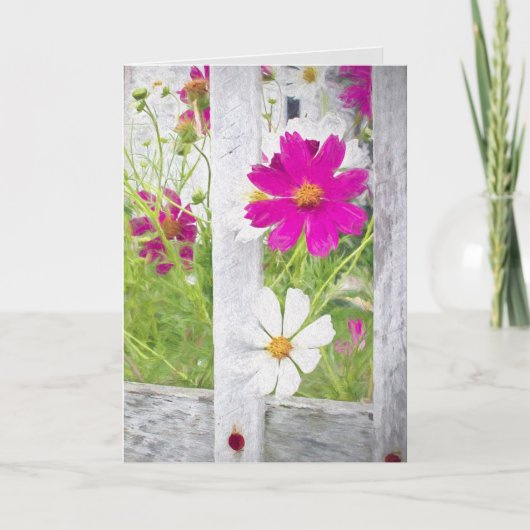 サンキューコスモスフラワーガーデン サンキューカード (正面)