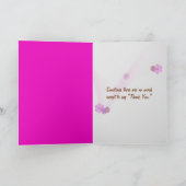 サンキューコスモスフラワーガーデン サンキューカード (内部)