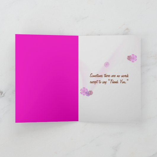 サンキューコスモスフラワーガーデン サンキューカード (内部)