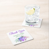 サンキューコースター結婚式の引き出物 スクエアペーパーコースター (インサイチュ)