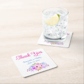 サンキューコースター結婚式の引き出物 スクエアペーパーコースター (インサイチュ)
