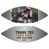 サンキューコーチチーム名シルバーフォト アメリカンフットボール (パネル)