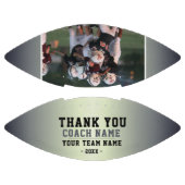 サンキューコーチチーム名シルバーフォト アメリカンフットボール (パネル)