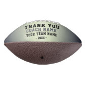 サンキューコーチチーム名シルバーフォト アメリカンフットボール (回転270)