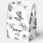 サンキューゴシック花赤ちゃんシャワーパーティー フェイバーボックス (オープン)