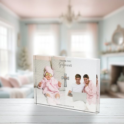 サンキューゴッドペアレントクロスダブル フォトブロック