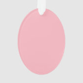 サンキューゴッドマザーギフトピンクの花パーソナライズされた オーナメント (裏面)