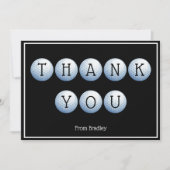 サンキューゴルフカスタムパーソナライズされた カード (正面)