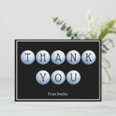 サンキューゴルフカスタムパーソナライズされた カード (スタンド正面)