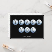 サンキューゴルフカスタムパーソナライズされた カード (正面/裏面インサイチュ)