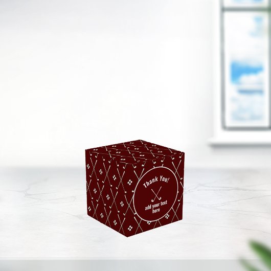 サンキューゴルフクラブパターンワインカラー フェイバーボックス