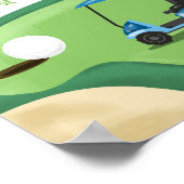 サンキューゴルフパルティーボーイ誕生日サイン ポスター (角)