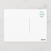 サンキューゴールデンレトリエバーパピーポストカード ポストカード (裏面)