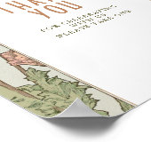 サンキューサインゲストヴィンテージアールヌーボーバイミュシャ ポスター (角)