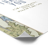 サンキューサインゲストヴィンテージアールヌーボーバイミュシャ ポスター (角)