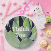 サンキューサウスウエスタンスタイルアガベ感謝 ペーパープレート (パーティー)