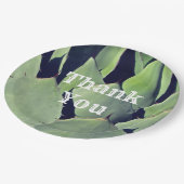 サンキューサウスウエスタンスタイルアガベ感謝 ペーパープレート (アングル)