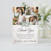サンキューサザンコットンカントリーウェディングカード サンキューカード (スタンド正面)