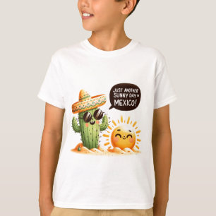 サンキューサスフィエスタ - 遊び心あふれるメキシコ風 Tシャツ