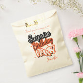 サンキューサプライズ誕生日パーティー |オレンジ フェイバーバッグ (封をした状態)