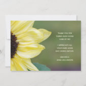 サンキューサンフラワーナース医療スタッフ医師 サンキューカード (裏面)