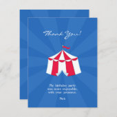 サンキューサーカスフラットカードカーニバル サンキューカード (正面/裏面)