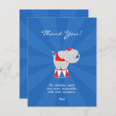 サンキューサーカスフラットカードカーニバル 招待状 (正面/裏面)