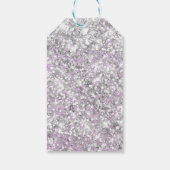 サンキューシルバーレインボーバルーンはラベル ギフトタグ (裏面)