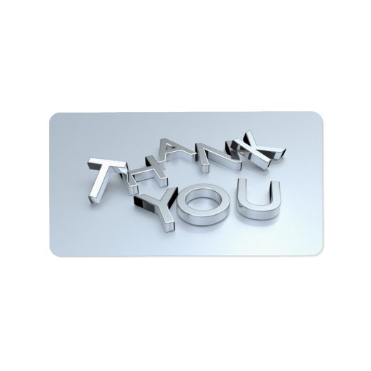 サンキューシルバー結婚の周年記念ラベル ラベル (正面)