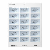 サンキューシルバー結婚の周年記念ラベル ラベル (フルシート)