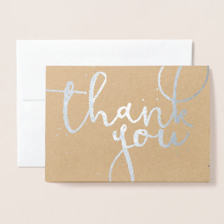 サンキューシルバー 箔カード