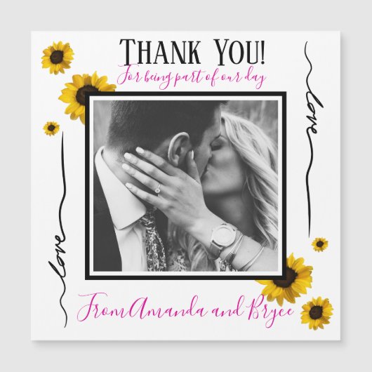 サンキューシンプルゴールデンサンフラワー (正面)