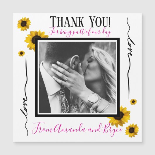 サンキューシンプルゴールデンサンフラワー (正面)