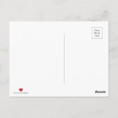 サンキューシンプル文字ミニマル ポストカード (裏面)