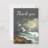 サンキューシーグルス海シーサイドビーチ波 サンキューカード (正面)