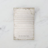 サンキューシープラップ木製ボードブルーアジサイ サンキューカード (内部)