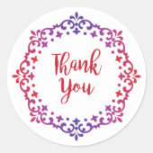 サンキューシール ラウンドシール (正面)