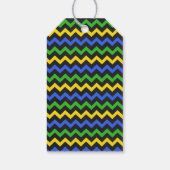 サンキュージャンプバウンスブルーパーティーフェイバーラベル ギフトタグ (裏面)