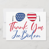 サンキュージョーバイデン氏記念カード (正面)