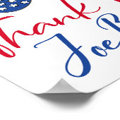 サンキュージョーバイデン氏記念 ポスター (角)