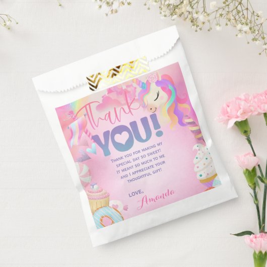 サンキュースイーツ誕生日 フェイバーバッグ (封をした状態)