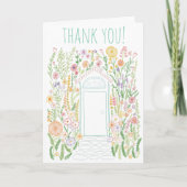 サンキュースイートガーデンドアドードーカラフルル カード (正面)