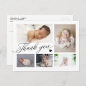 サンキュースクリプトベビー誕生発表 ポストカード (正面/裏面)